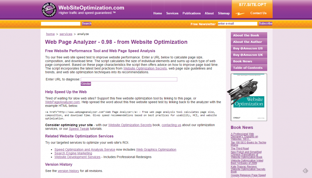  Web Page Analyzer