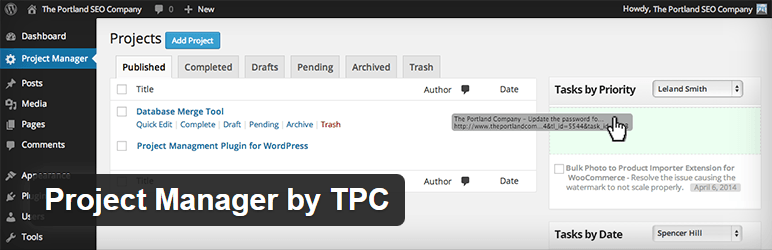 WordPress _ Project Manager by TPC Plugins